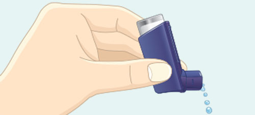 When the dose indicator is red, it is time for a refill When the dose indicator is red, it is time for a refill