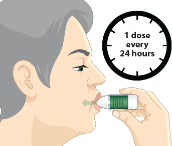 Take 1 dose every 24 hours