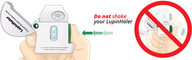 Do not shake your LupinHaler Do not shake your LupinHaler